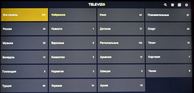 Приложение TELEVIZO 