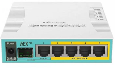 Маршрутизатор MikroTik hEX PoE (RB960PGS) 